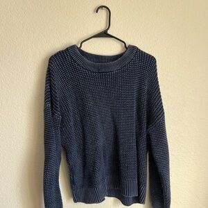Cozy Blue Knit Sweater